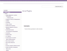 Tablet Screenshot of javadtaghia.com